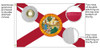 Florida 6x10 Feet Nylon State Flag Made in USA