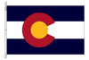 Colorado 8x12 Feet Nylon State Flag Made in USA