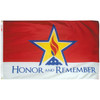 Honor And Remember 3x5 Feet Nylon Flag Made in USA