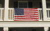 USA Balcony Mounting Kit By Valley Forge Flag American Flag Kit Nylon 3'x5' 100% Made in USA Heavy Duty Brass Grommets Fasteners
