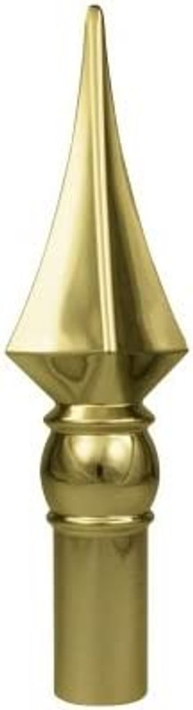 8 Inch Hi-Impact ABS Styrene Spear Gold Ornament: A Perfect Addition to Your Decor