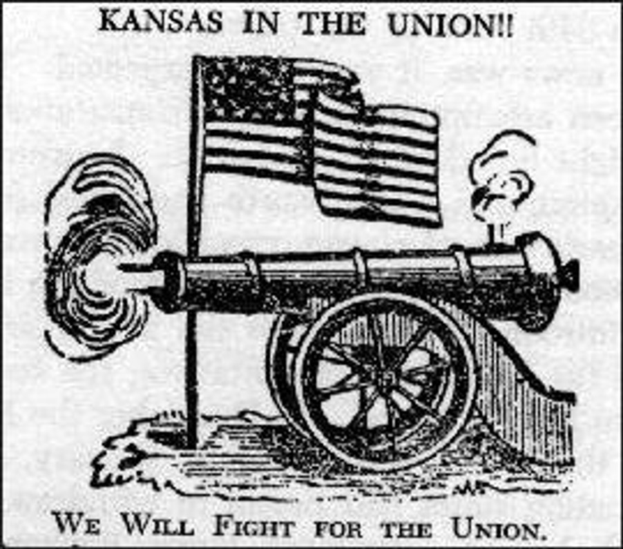 January 29th, 1861: Kansas becomes the 34th State of the Union