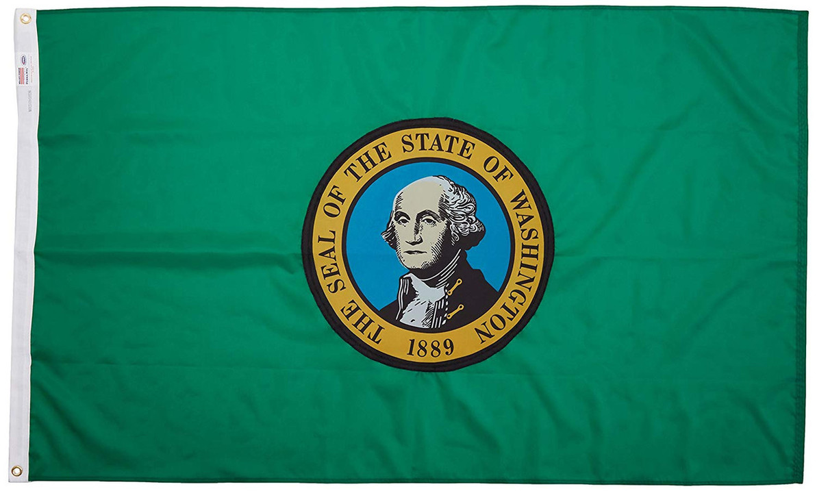 The State of Washington has a Picture of Washington on their State Flag