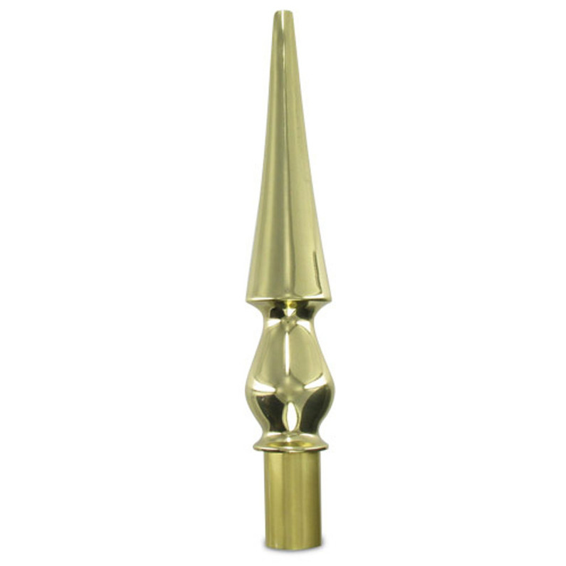 S-105 Metal Round Spear Gold Ornament: An Elegant Addition to Your Decor