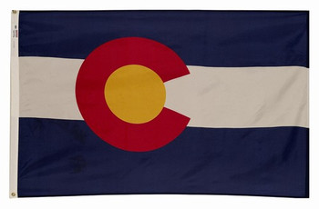 Colorado State Flag 8x12 Feet Spectramax Nylon by Valley Forge Flag 82222060