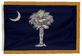 South Carolina State Flag 4x6 Feet Indoor Spectramax Nylon by Valley Forge Flag 46242400