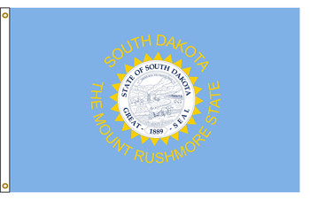 South Dakota 4'x6' Nylon State Flag 4ftx6ft