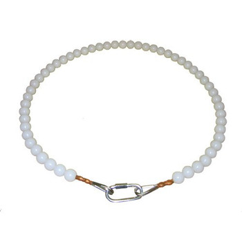 6 Inch Beaded Retainer Ring White 360177 6 Inch Beaded Retainer Ring White 360177