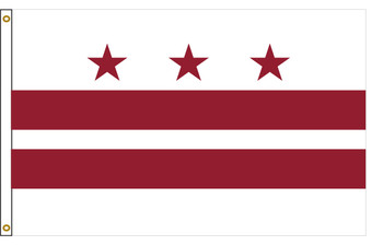 Washington, D.C. Flag 3x5 Feet Spectramax Nylon by Valley Forge Flag 35222540