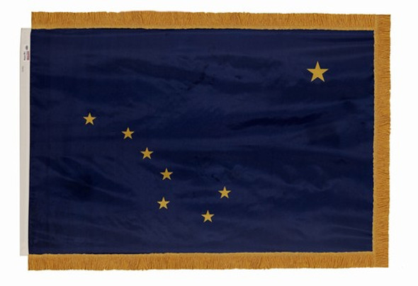 Alaska State Flag 4x6 Feet Indoor Spectramax Nylon by Valley Forge Flag 46242020