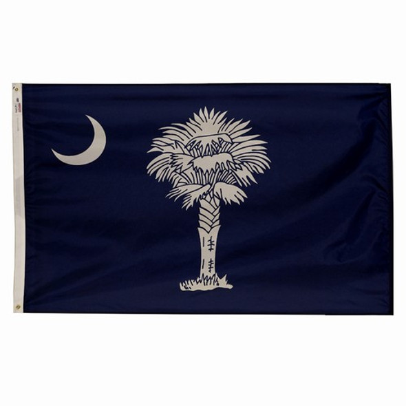 South Carolina State Flag 4x6 Feet Spectramax Nylon by Valley Forge Flag 46232400