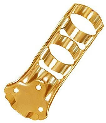 1.25 inches 1 Position 1-1/4 Inch Gold Stamped Steel Flagpole Bracket