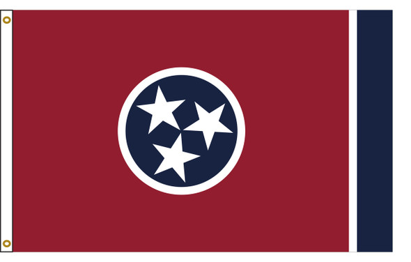 Tennessee 4'x6' Nylon State Flag 4ftx6ft