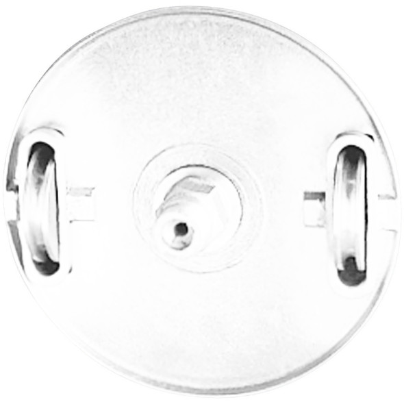 Painted White Extra Heavy-Duty External Halyard Revolving Double Pulley Up to 12-3/4 Inches Flagpole Truck 1-1/4 Inch NPT Threading Aluminum Spindle Truck XHDT 340164