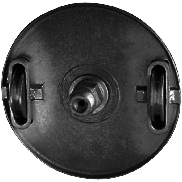 Painted Black Extra Heavy-Duty External Halyard Revolving Double Pulley Up to 12-3/4 Inches Flagpole Truck 1-1/4 Inch NPT Threading Stainless Steel Spindle Truck XHDT-SS 340167