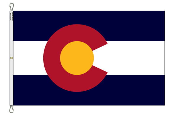 Colorado 12x18 Feet Nylon State Flag Made in USA