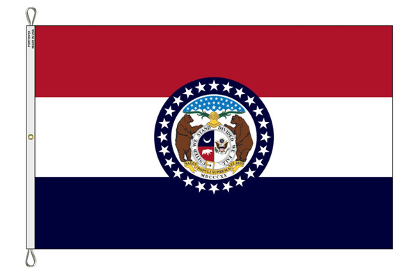 Missouri 12x18 Feet Nylon State Flag Made in USA