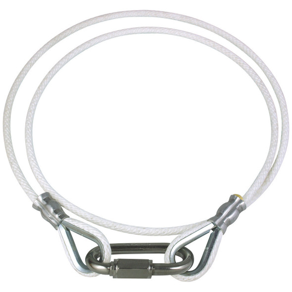 Rope Retainer Ring for 8 Inch Flagpole Butt Diameter White 360234