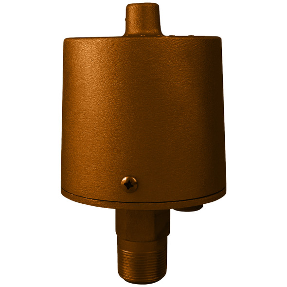 Painted Bronze Flagpole Truck Cable Style Internal Halyard Spindle 1-1/4 Inch NPT Threading Revolving Single Pulley 4 Inch Top Diameter IHT-1 340199