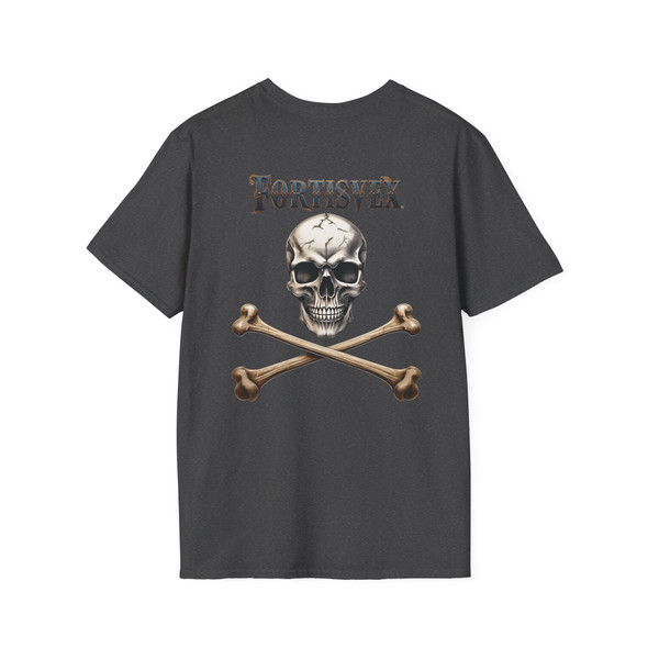 Pirate-Themed Unisex T-Shirt, Graphic Tee, Casual Wear, Jolly Roger, Skull and Cross Bones One