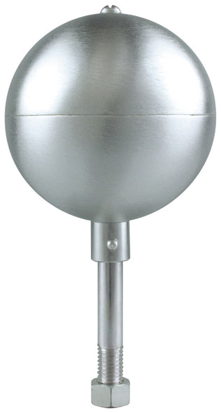 6" Inch Stain Aluminum Ball Flagpole Ornament