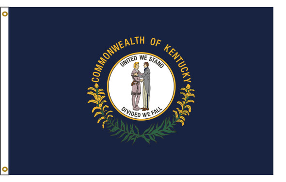 Kentucky 5'x8' Nylon State Flag 5ftx8ft