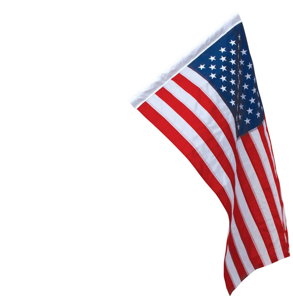 Banner Sleeved American Flag 3x5 Ft Nylon Presidential Series Sewn 3'x5' US Flag