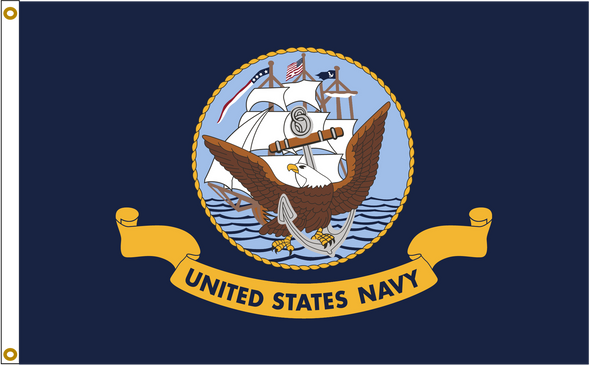 US Navy 2ftx3ft Nylon Flag