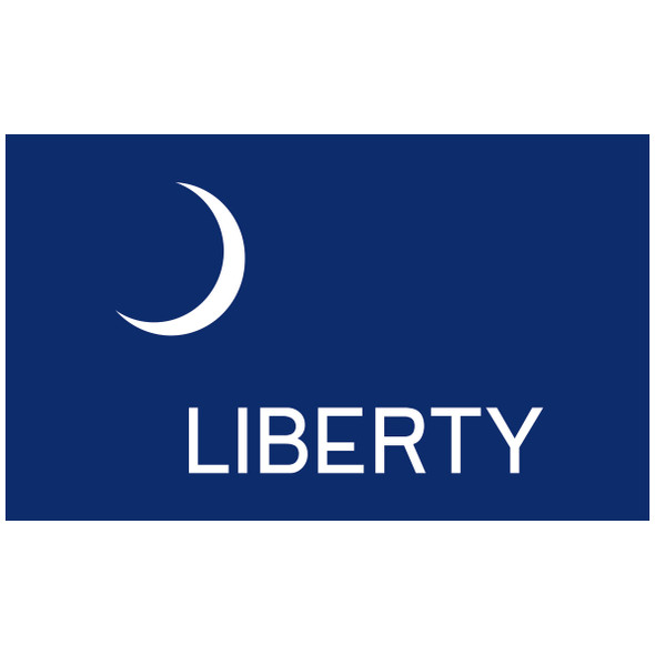 Fort Moultrie 3 feet by 5 feet Nylon Liberty Flag 3x5 Made in USA 3 feet by 5 feet