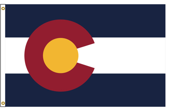Colorado 6 feet by 10 feet Nylon State Flag 6 feet by 10 feet