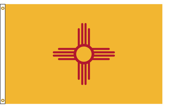 New Mexico 6 feet by 10 feet Nylon State Flag 6 feet by 10 feet