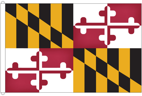 Maryland 8 feet by 12 feet Nylon State Flag 8 feet by 12 feet