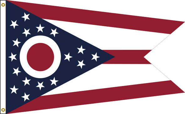 Ohio 8'x12' Nylon State Flag 8ftx12ft