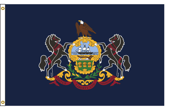 Pennsylvania  8 feet by 12 feet Nylon State Flag 8 feet by 12 feet