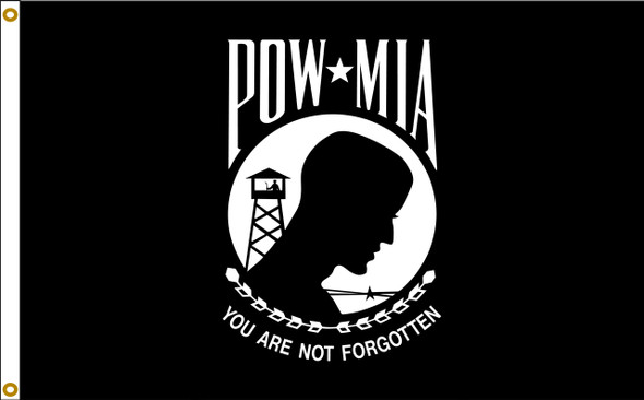 POW MIA Double Sided 2ftx3ft Front Side Of Flag
