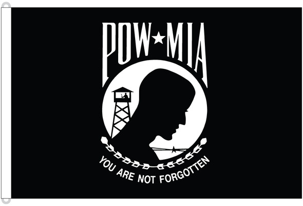POW MIA Double Sided 8 feet by 12 feet
