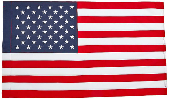 Koralex II 2 1/2'x4' Spun Polyester Banner Sleeved U.S. Flag By Valley Forge Flag 24231000-SST