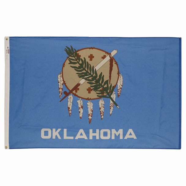 Oklahoma State Flag 3x5 Feet Spectramax Nylon by Valley Forge Flag 35232360