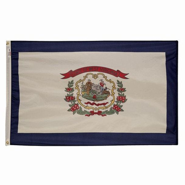 West Virginia State Flag 3x5 Feet Spectramax Nylon by Valley Forge Flag 35232480