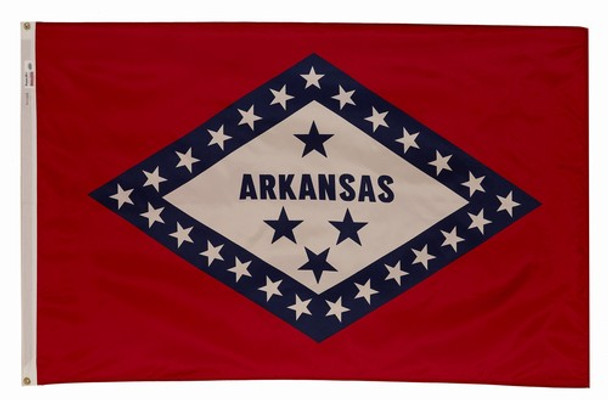 Arkansas State Flag 4x6 Feet SpectraPro Polyester by Valley Forge Flag 46332040