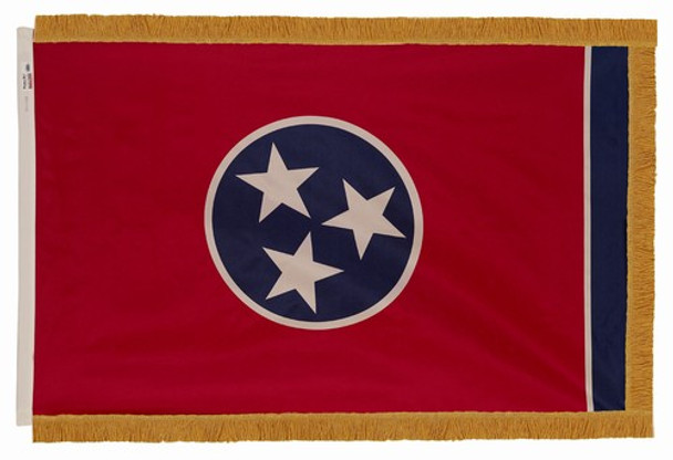 Tennessee State Flag 4x6 Feet Indoor Spectramax Nylon by Valley Forge Flag 46242420