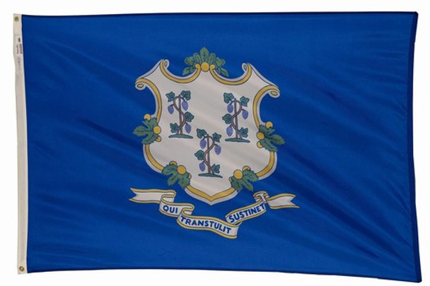 Connecticut State Flag 8x12 Feet Spectramax Nylon by Valley Forge Flag 82222070