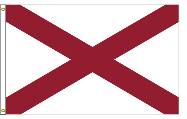 Alabama 4'x6' Nylon State Flag 4ftx6ft