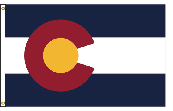 Colorado 4'x6' Nylon State Flag 4ftx6ft