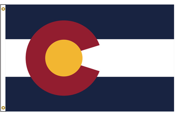 Colorado 4 feet by 6 feet Nylon State Flag 4 feet by 6 feet