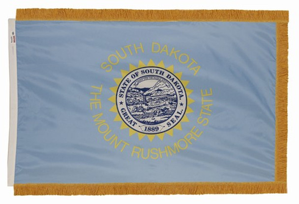 South Dakota State Flag 3x5 Feet Indoor Spectramax Nylon by Valley Forge Flag 35242410