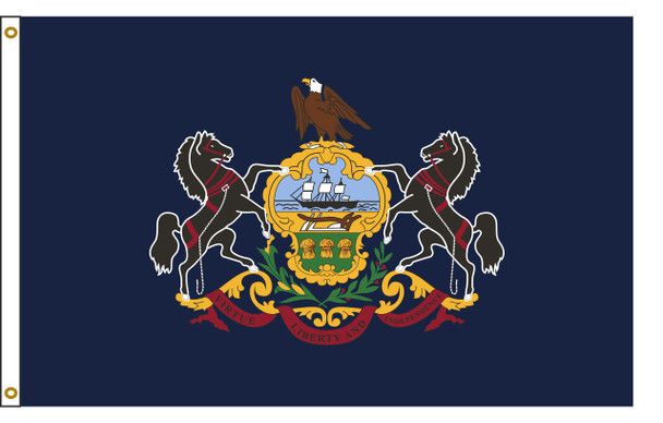 Pennsylvania  4'x6' Nylon State Flag 4ftx6ft