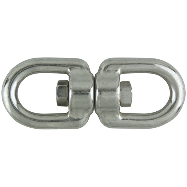 Flagpole Cable Swivel Connector Stainless Steel 3-5/8 Inches Length 1-3/8 Inches Width 360472