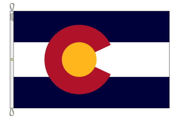 Colorado 10x15 Feet Nylon State Flag Made in USA