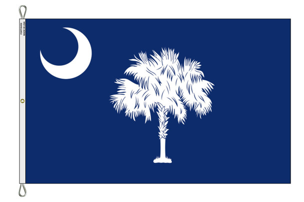 South Carolina 10x15 Feet Nylon State Flag Made in USA